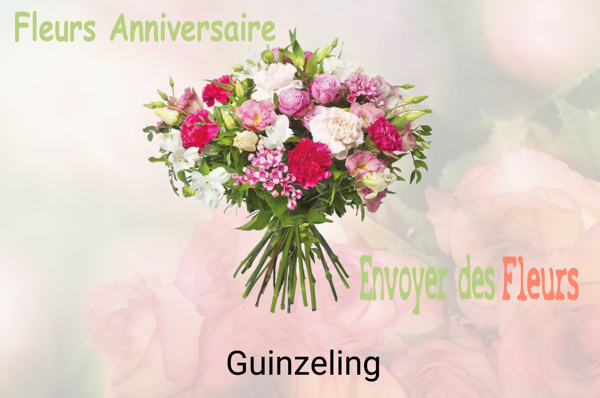 Bouquet de fleurs d’anniversaire livré à Guinzeling